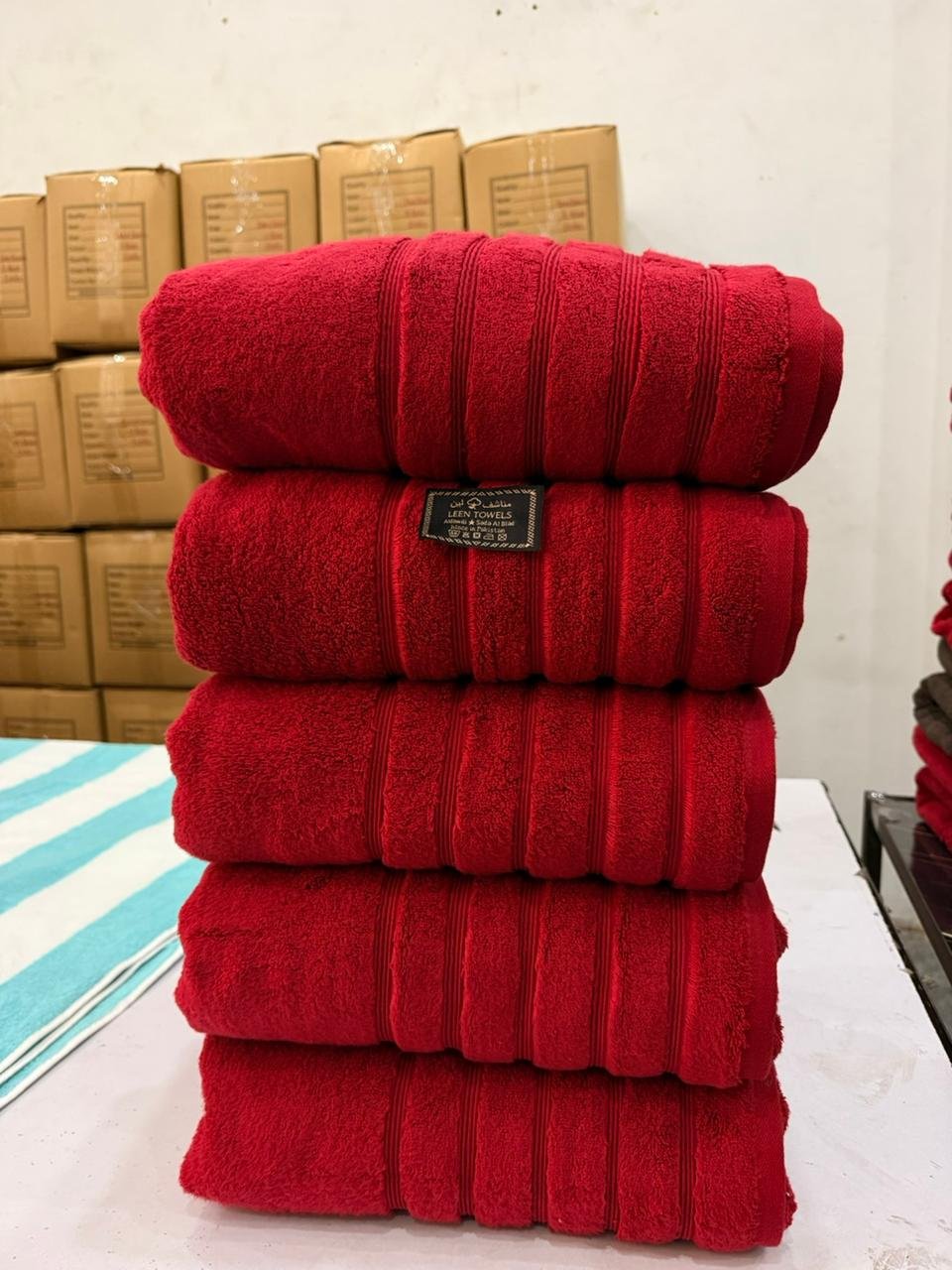 Towel factory in Pakistan manufacturing and supplying towels for international buyers