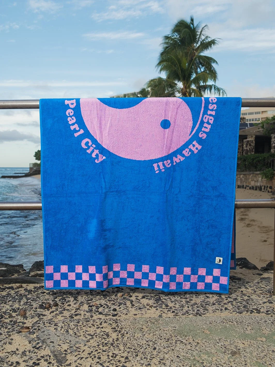 Jacquard design bath towels manufactured for hospitality and retail
